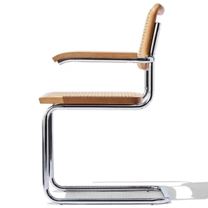 SohoConcept Furniture Cesca Dining Armchair with Woven Rattan Seat & Back