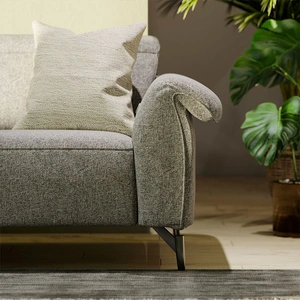 Natuzzi Editions Leggiadro Fabric/Leather Power Recliner