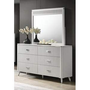Lifestyle Furniture SM Lifestyle 0308w Wood Bedroom Set, White