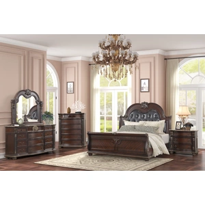 Lifestyle Furniture SM 0401 Wood Nightstand w/3 Drawers