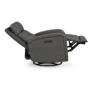 Liberty Furniture Rosslyn Triple Power Swivel Recliner | Leather & USB Ports