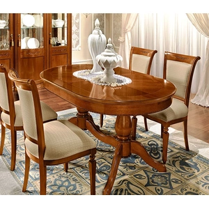 Camelgroup, Italy Torriani Wood Oval Extendable Dining Table, Walnut