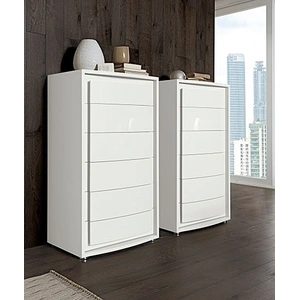 Camelgroup, Italy Dama Bianca Chest w/6 Drawers, White