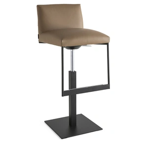 Calligaris Gala Fabric/Metal Customizable Swivel Adjustable Height Stool (Set of 2)