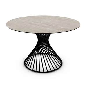 Calligaris Vortex Metal/Ceramic Round Dining Table