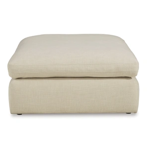 Ashley Furniture Elyza Fabric Oversized Accent Ottoman, Linen