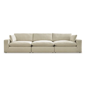 Ashley Furniture Elyza Fabric 3-Piece Sofa, Linen