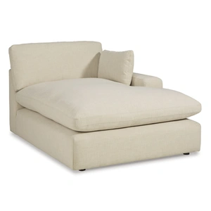 Ashley Furniture Elyza Fabric L-Shaped 3-Piece Right Arm Sectional Sofa w/Chaise, Linen
