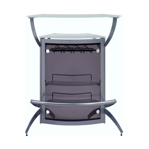 Coaster Dallas 2-Shelf Curved Bar Unit