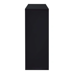 Coaster Prescott Rectangular 2-Shelf Bar Unit, Black High Gloss