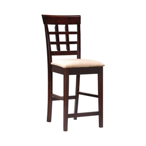 Coaster Gabriel Fabric Counter Stool, Cappuccino (Set of 2)