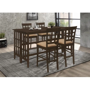 Coaster Gabriel Fabric Counter Stool, Cappuccino (Set of 2)
