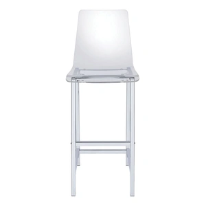 Coaster Juelia Acrylic Bar Stools with Chrome Legs (Set of 2)