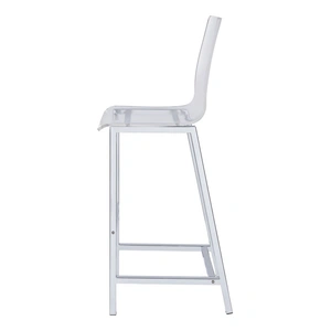 Coaster Juelia Acrylic Bar Stools with Chrome Legs (Set of 2)