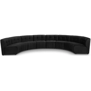 Meridian Furniture Limitless 173-inch 8-Piece Modular Velvet Sectional
