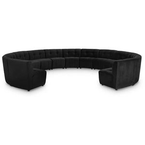 Meridian Furniture Limitless 173-inch 13-Piece Modular Velvet Sectional