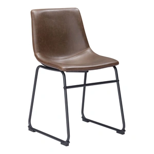 Zuo Modern Smart Upholstery/Steel Dining Chair (Set of 2)