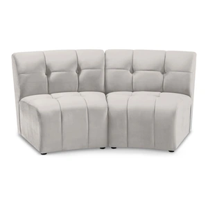 Meridian Furniture Limitless Modular Velvet Loveseat