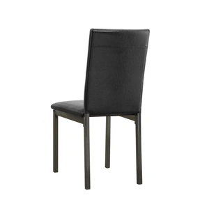 Coaster Garza Leatherette Dining Chair, Black (Set of 2)