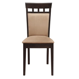 Coaster Gabriel Microfiber Side Chair with Upholstered Back, Tan (Set of 2)
