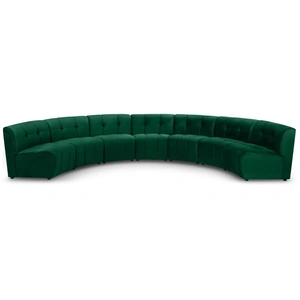 Meridian Furniture Limitless 170-inch 7-Piece Modular Velvet Sectional