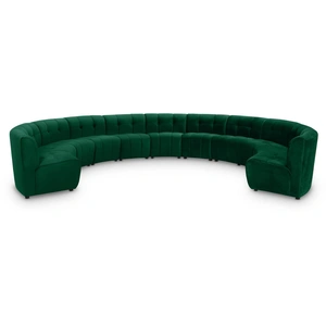 Meridian Furniture Limitless 173-inch 11-Piece Modular Velvet Sectional