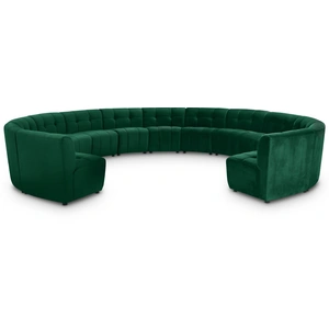 Meridian Furniture Limitless 173-inch 13-Piece Modular Velvet Sectional