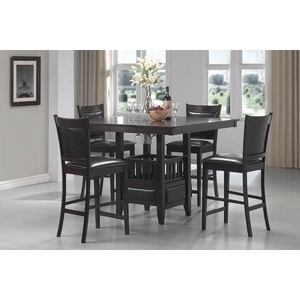 Coaster Jaden Fabric Counter Height Stool, Black (Set of 2)