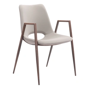 Zuo Modern Desi Faux Leather/Steel Dining Chair (Set of 2)