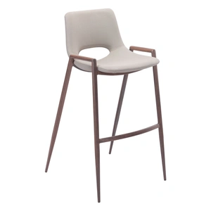 Zuo Modern Desi Faux Leather/Steel Barstool (Set of 2)