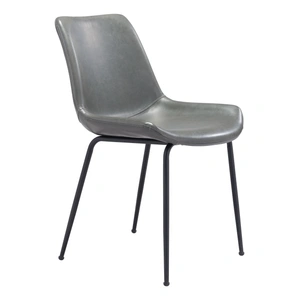Zuo Modern Byron Faux Leather/Steel Dining Chair (Set of 2)
