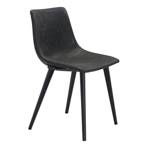 Zuo Modern Daniel Upholstery/Steel Dining Chair (Set of 2)