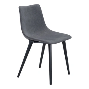 Zuo Modern Daniel Upholstery/Steel Dining Chair (Set of 2)