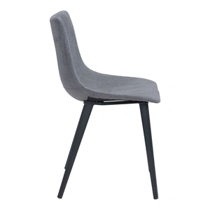 Zuo Modern Daniel Upholstery/Steel Dining Chair (Set of 2)