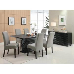 Coaster Stanton Fabric Side Chair, Grey (Set of 2)