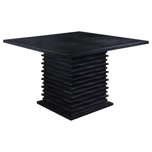 Coaster Stanton 53.5-inch Square Wood Veneer Counter Table, Black