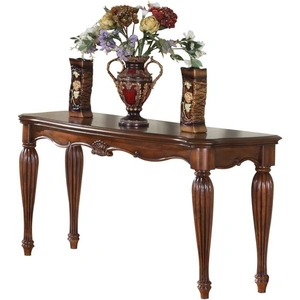 ACME Dreena Console Table, Cherry