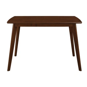 Coaster Kersey 47.25-inch Rectangular Wood Veneer Dining Table with Angled Legs, Chestnut