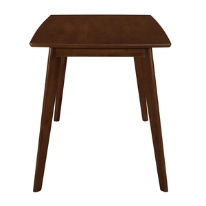 Coaster Kersey 47.25-inch Rectangular Wood Veneer Dining Table with Angled Legs, Chestnut