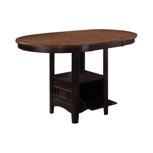 Coaster Lavon 42-inch Wood Veneer Round Extendable Counter Height Table