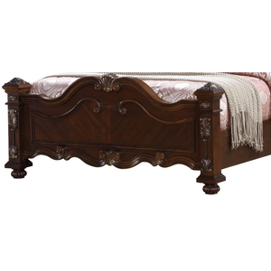 Cosmos Furniture Destiny Bed with Faux Leather Upholstered Headboard
