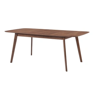 Coaster Redbridge Butterfly Leaf Wood Veneer Dining Table, Natural Walnut