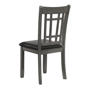 Coaster Lavon Leatherette Dining Side Chair with Wood Base (Set of 2)