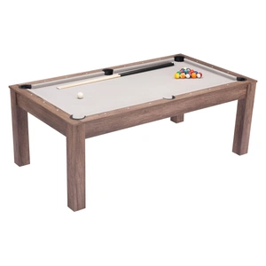 Zuo Modern Bonker Rectangular MDF Dining/Game Table 3 in 1 , Brown