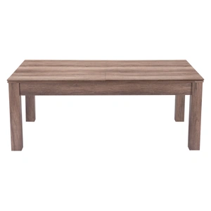 Zuo Modern Bonker Rectangular MDF Dining/Game Table 3 in 1 , Brown