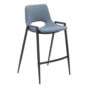 Zuo Modern Desi Faux Leather/Steel Counter Stool (Set of 2)