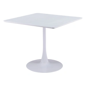 Zuo Modern Molly Square MDF/Steel Dining Table, White