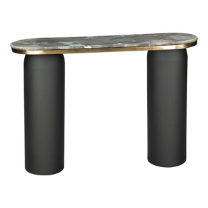 Zuo Modern Luxor Marble/Iron Console Table, Multicolor