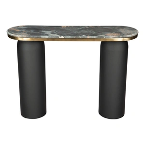 Zuo Modern Luxor Marble/Iron Console Table, Multicolor