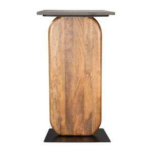 Zuo Modern Pemba Marble/Wood/Iron Console Table, Multicolor
